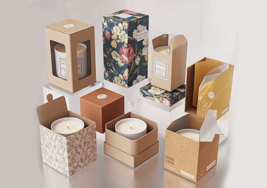 luxury candle boxes