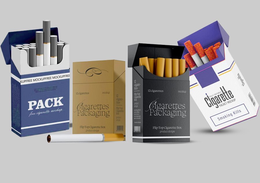 paper cigarette boxes