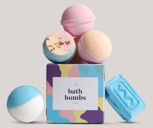 cbd bath bomb box