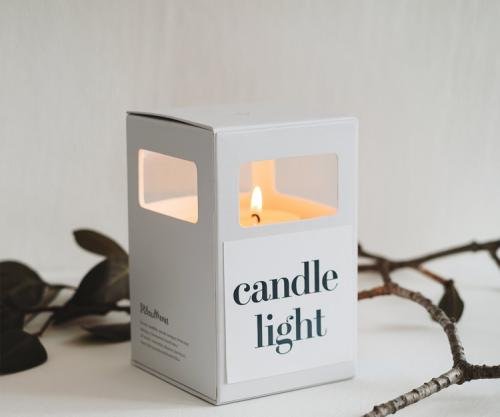 candle packaging boxes with window