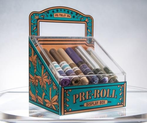 custom pre roll display box