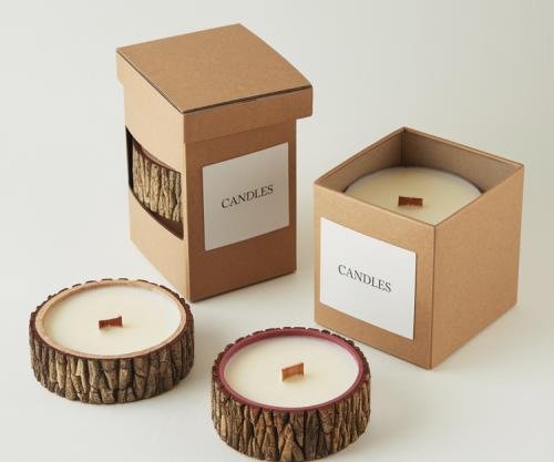 two piece candle packaging boxes