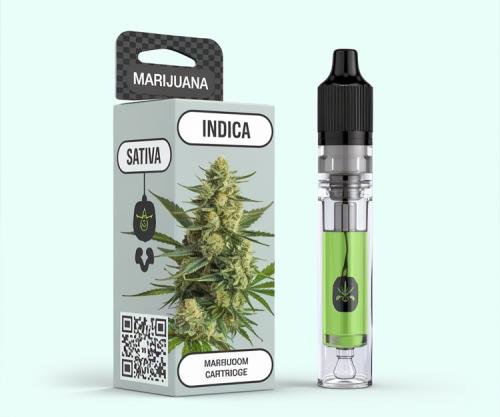 custom marijuana cartridge packaging