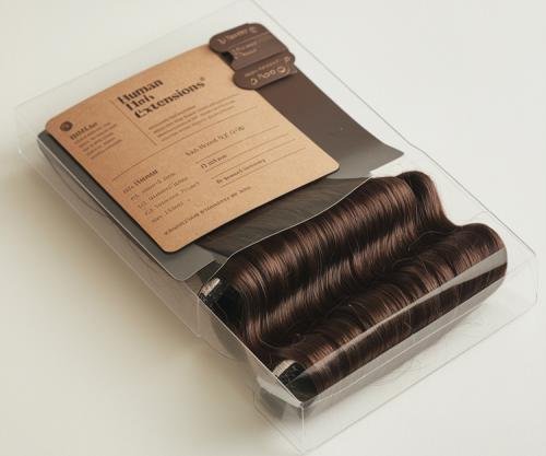 custom hair extension packaging