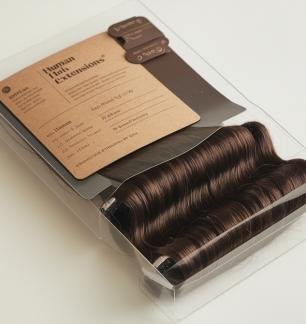 custom hair extension packaging